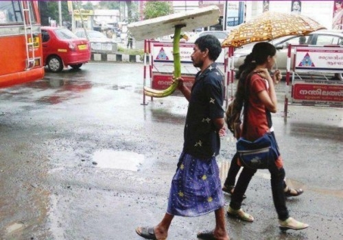 چۆن خۆمان لە باران دەپارێزین !